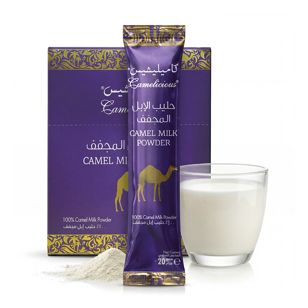 Lait de Chamelle en Poudre Entier ( 24 Sachets de 20 gr )
